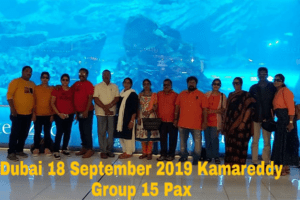 Happy Group: Medak Group Name of the place visited: Dubai Tour Date: 18 Sep 2019