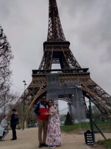 Happy customer: Dr. Mr& Mrs. Vemula, Name of the place visited: Europe Tour Date: 2020 Feb 24